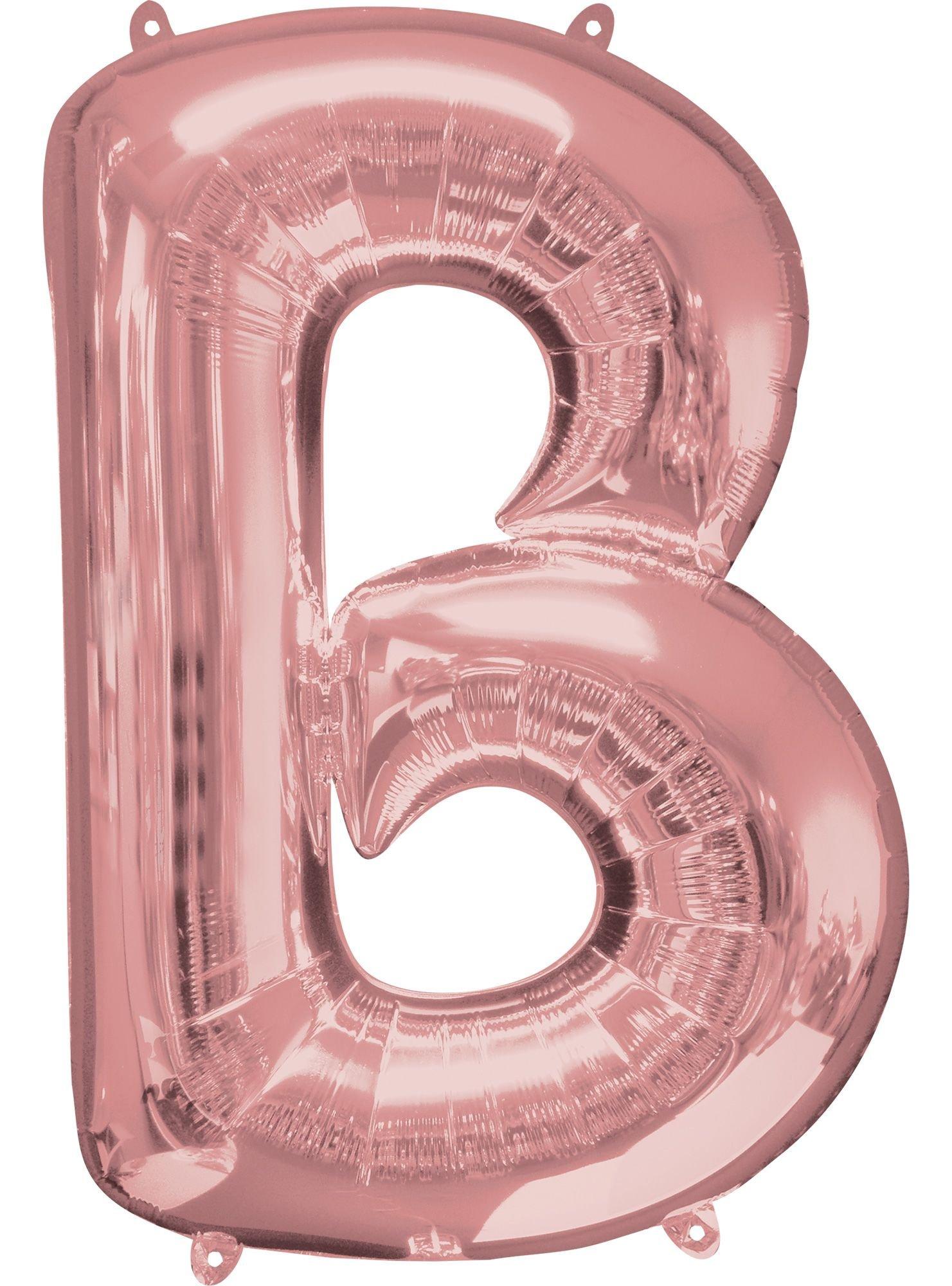 34in Rose Gold Letter B Balloon | Party City